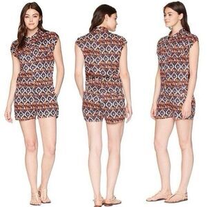 Kavu Freeland Desert Paint Southwestern Print Sleeveless Romper Women’s S New!